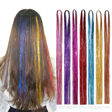 Shiny Party Braiding Accessories For women Hair Tinsel  Hair extensions Styling Tools Clips Crochet Braids Hair